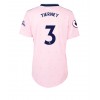 Arsenal Kieran Tierney #3 Tredjedrakt Kvinner 2022-23 Kortermet